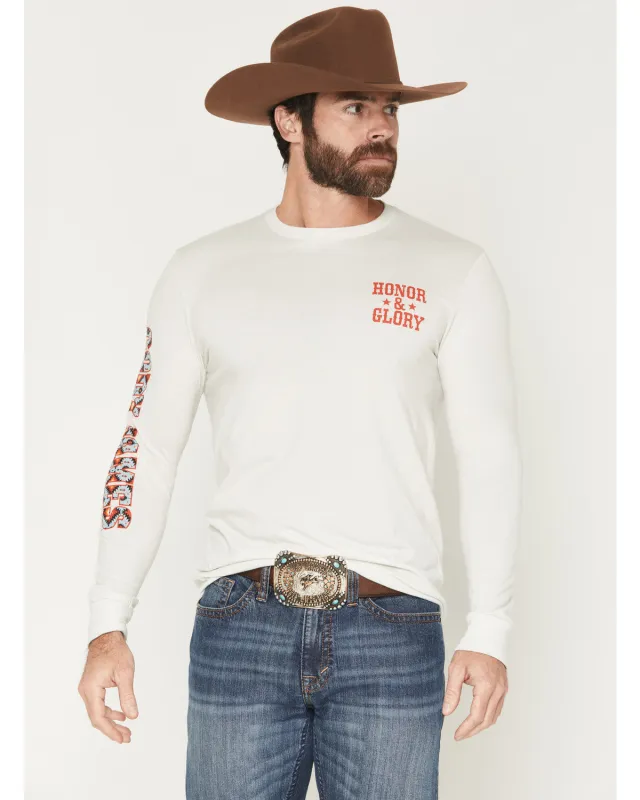 Cody James Men's Southwestern Logo Long Sleeve Graphic T-Shirt made by Cody James