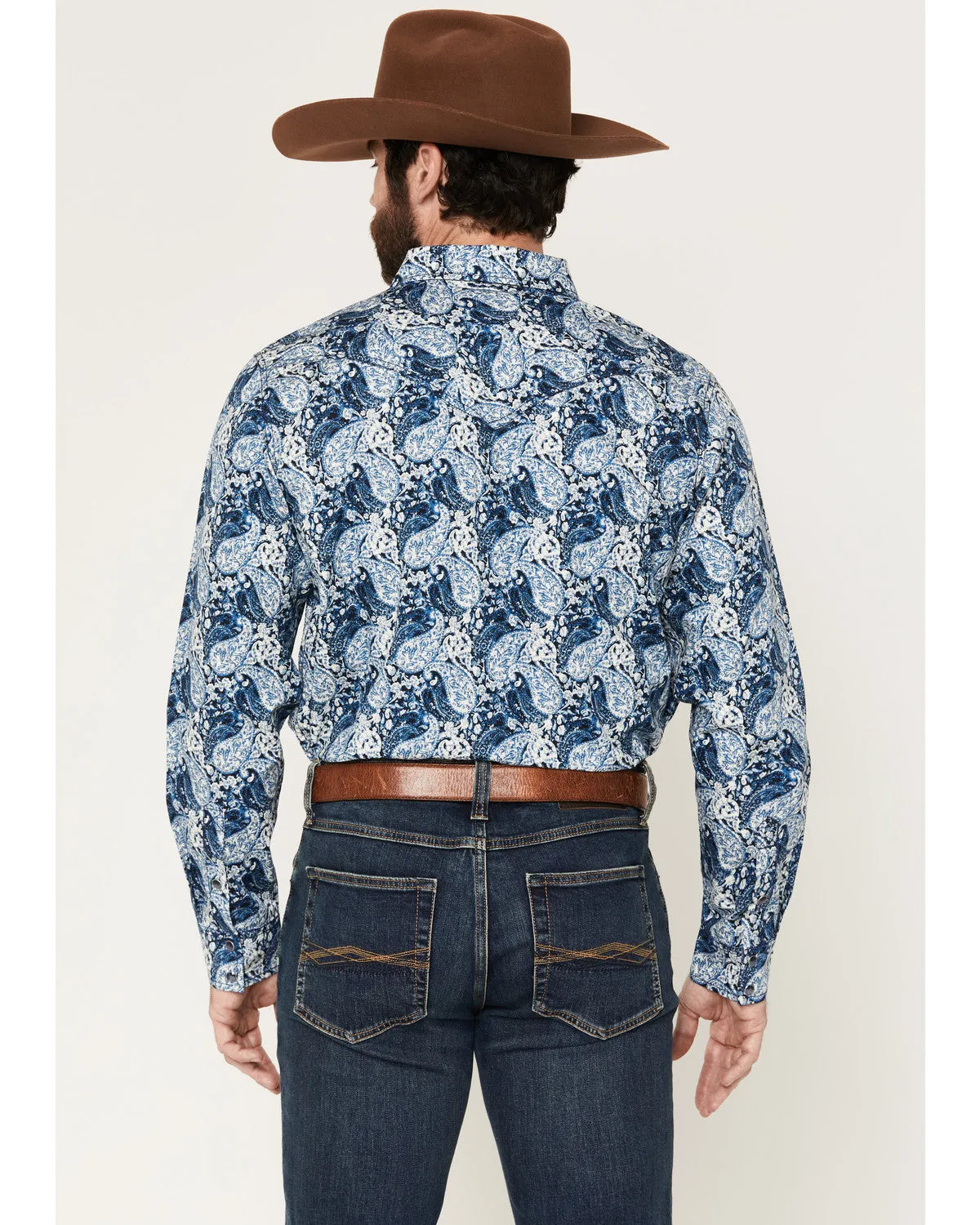 Cody James Men's Escape Route Paisley Print Long Sleeve Snap Western Shirt - Tall sold by Cody James product image thumbnail 4