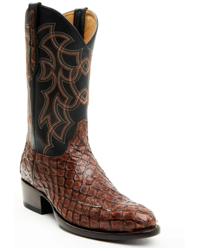 Cody James Men's Exotic Pirarucu Western Boots - Round Toe made by Cody James
