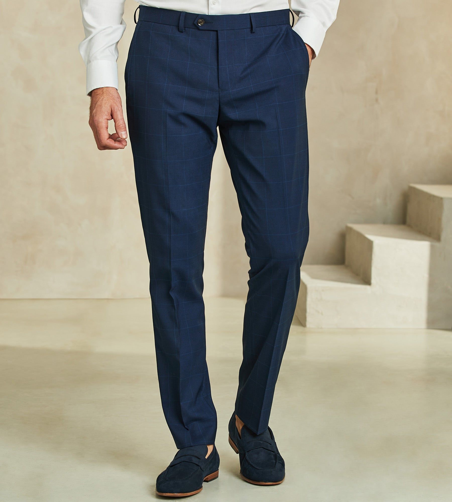 Slim Fit Check Suit Separate Pants sold by Tip Top