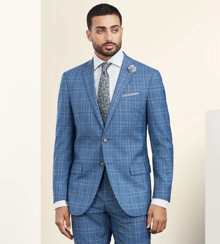 Modern Fit Check Suit Separate Jacket sold by Tip Top