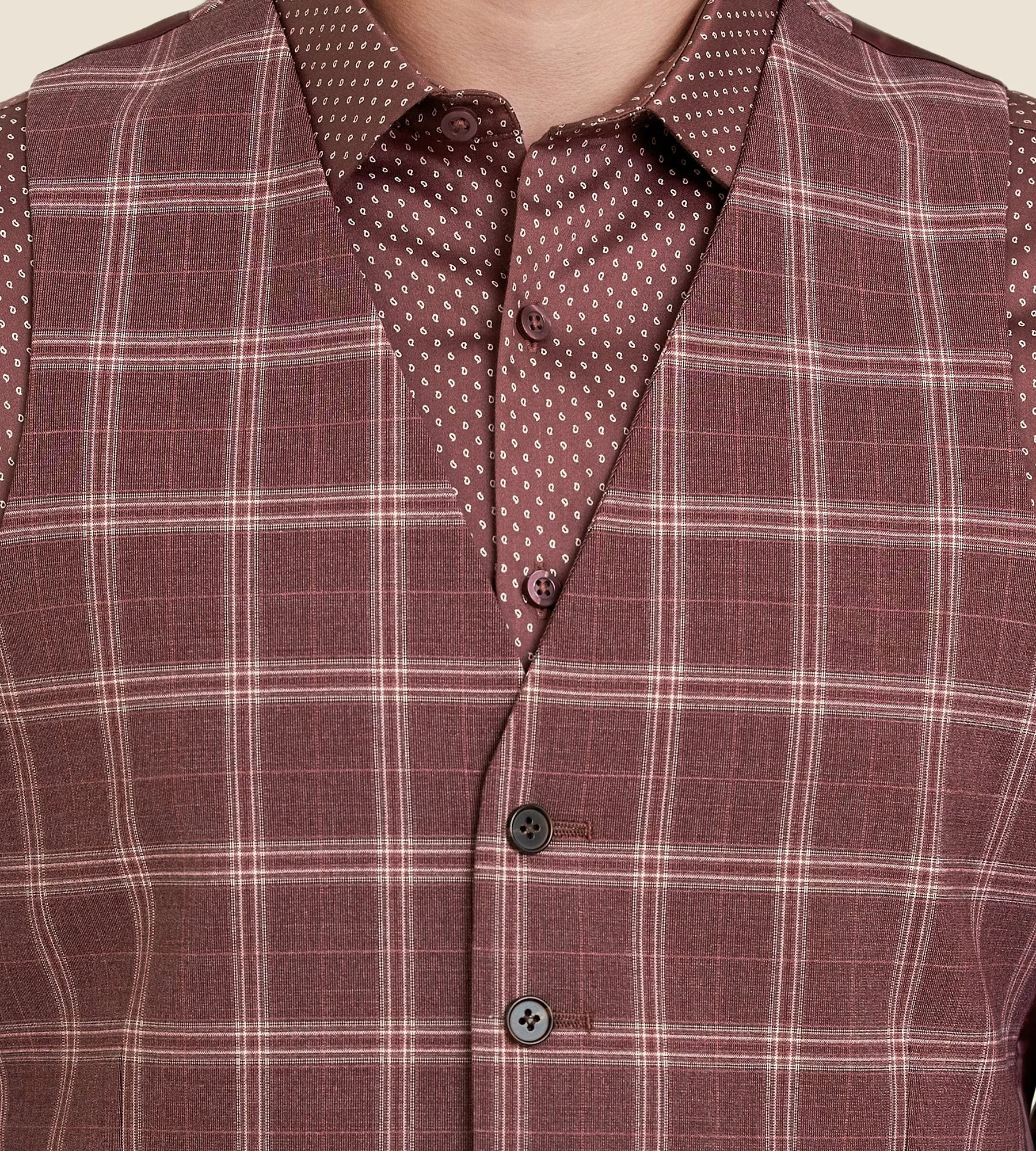 Check Suit Separate Vest sold by Tip Top product image thumbnail 2