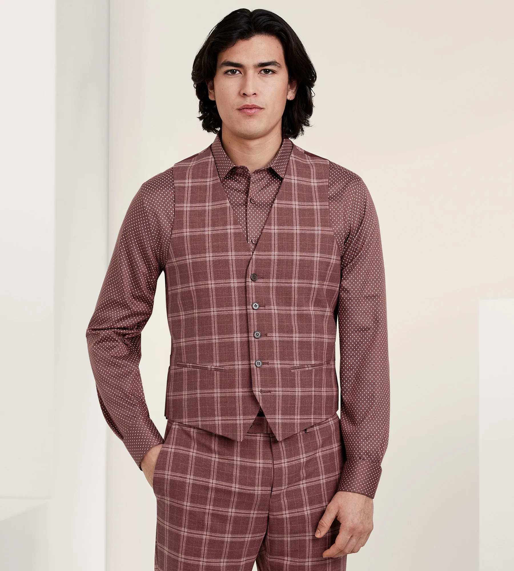 Check Suit Separate Vest sold by Tip Top