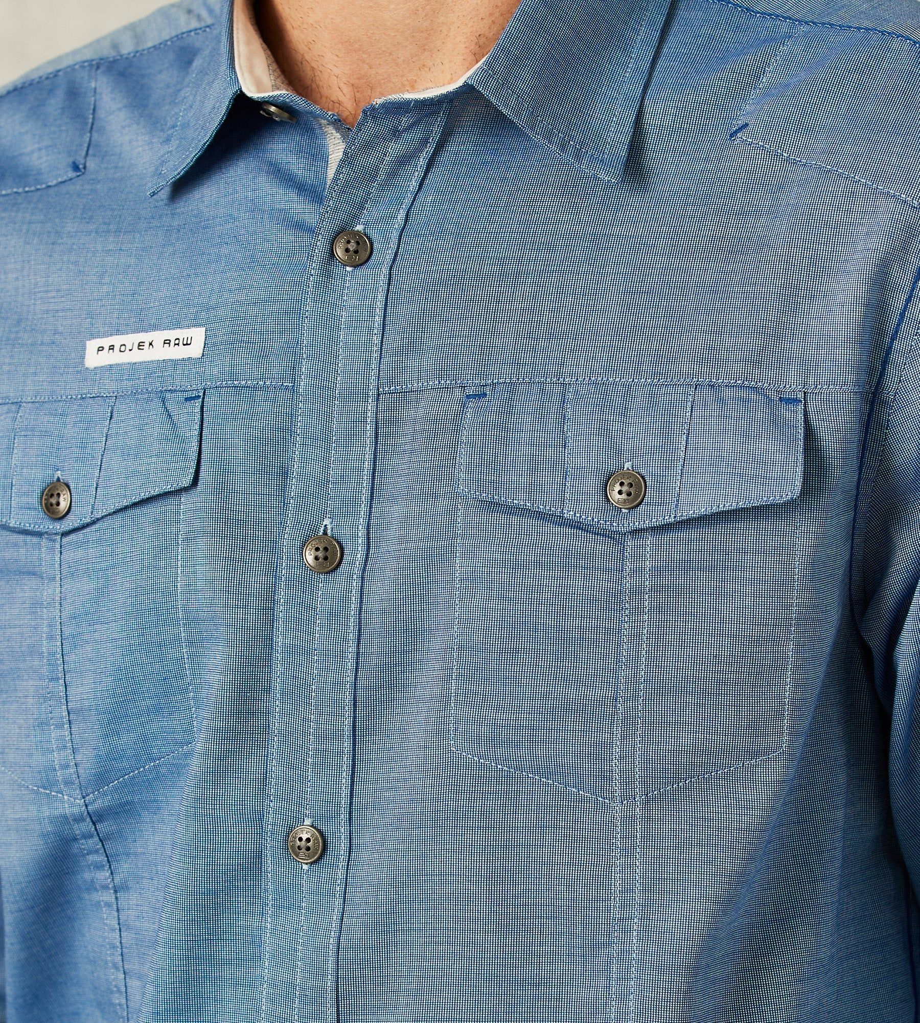 Modern Fit Long-Sleeve Sport Shirt sold by Tip Top product image thumbnail 6