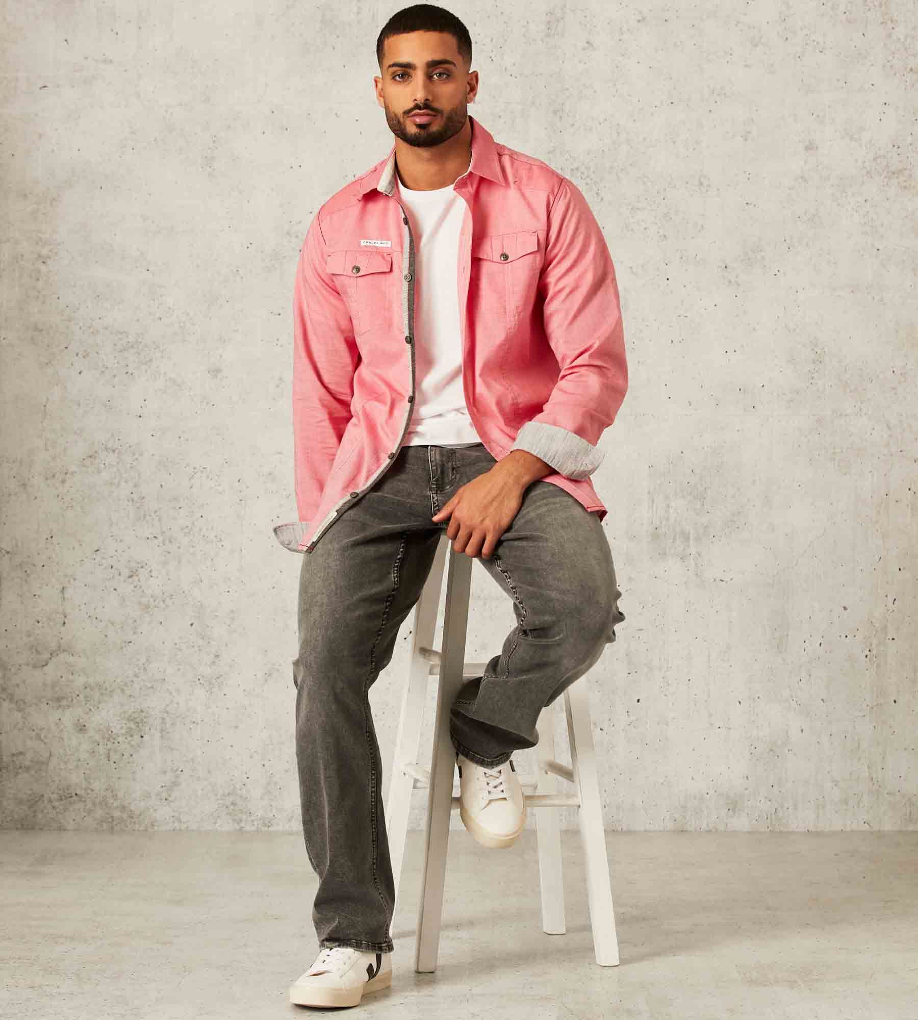 Modern Fit Long-Sleeve Sport Shirt sold by Tip Top product image thumbnail 4