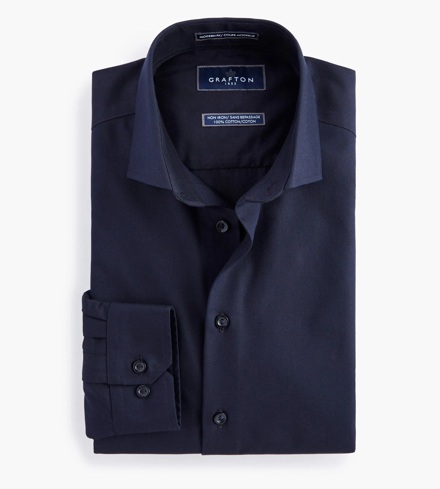 Modern Fit Non-Iron Dress Shirt sold by Tip Top product image thumbnail 3