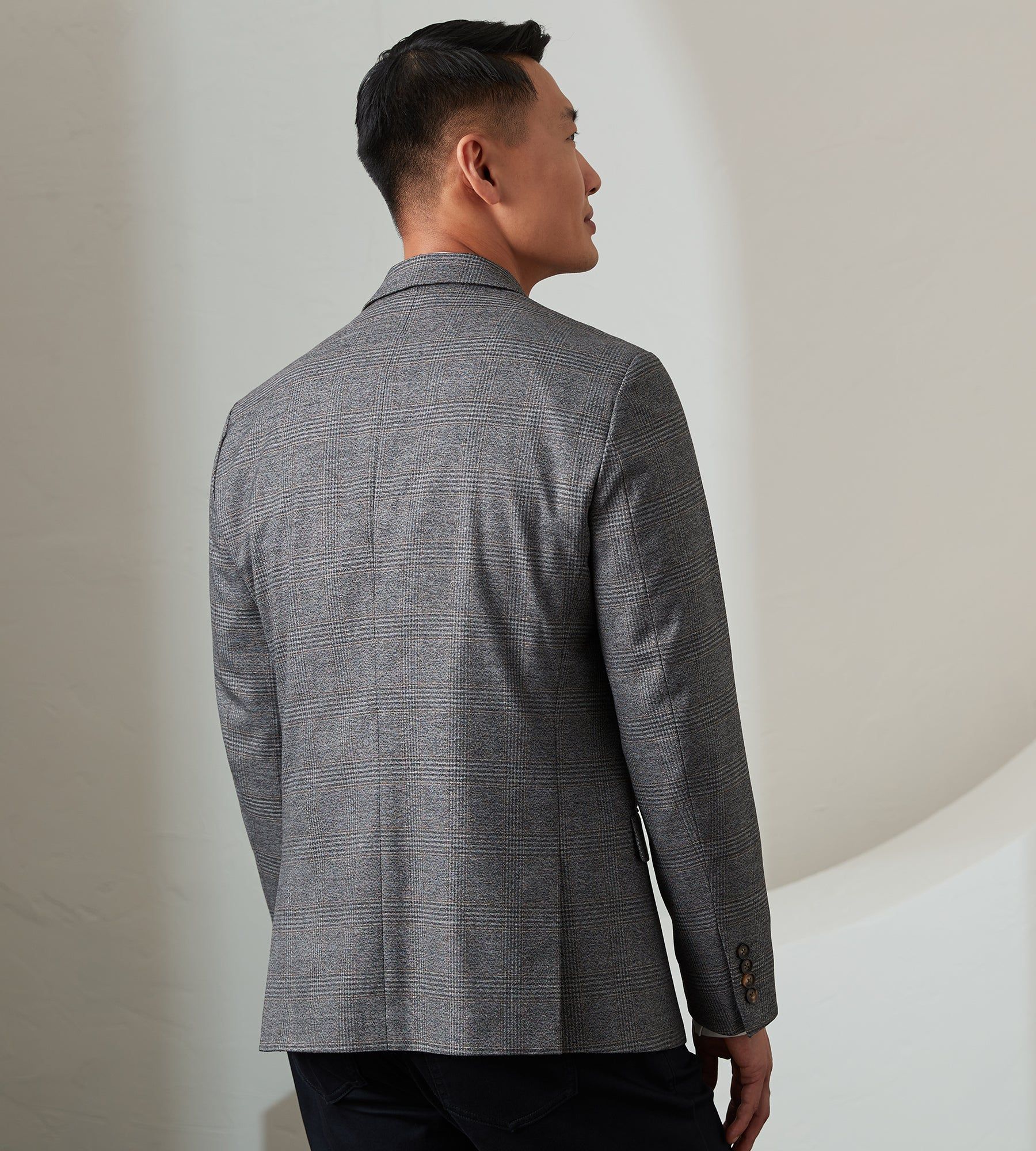 Modern Fit Woven Check Sport Jacket sold by Tip Top product image thumbnail 3