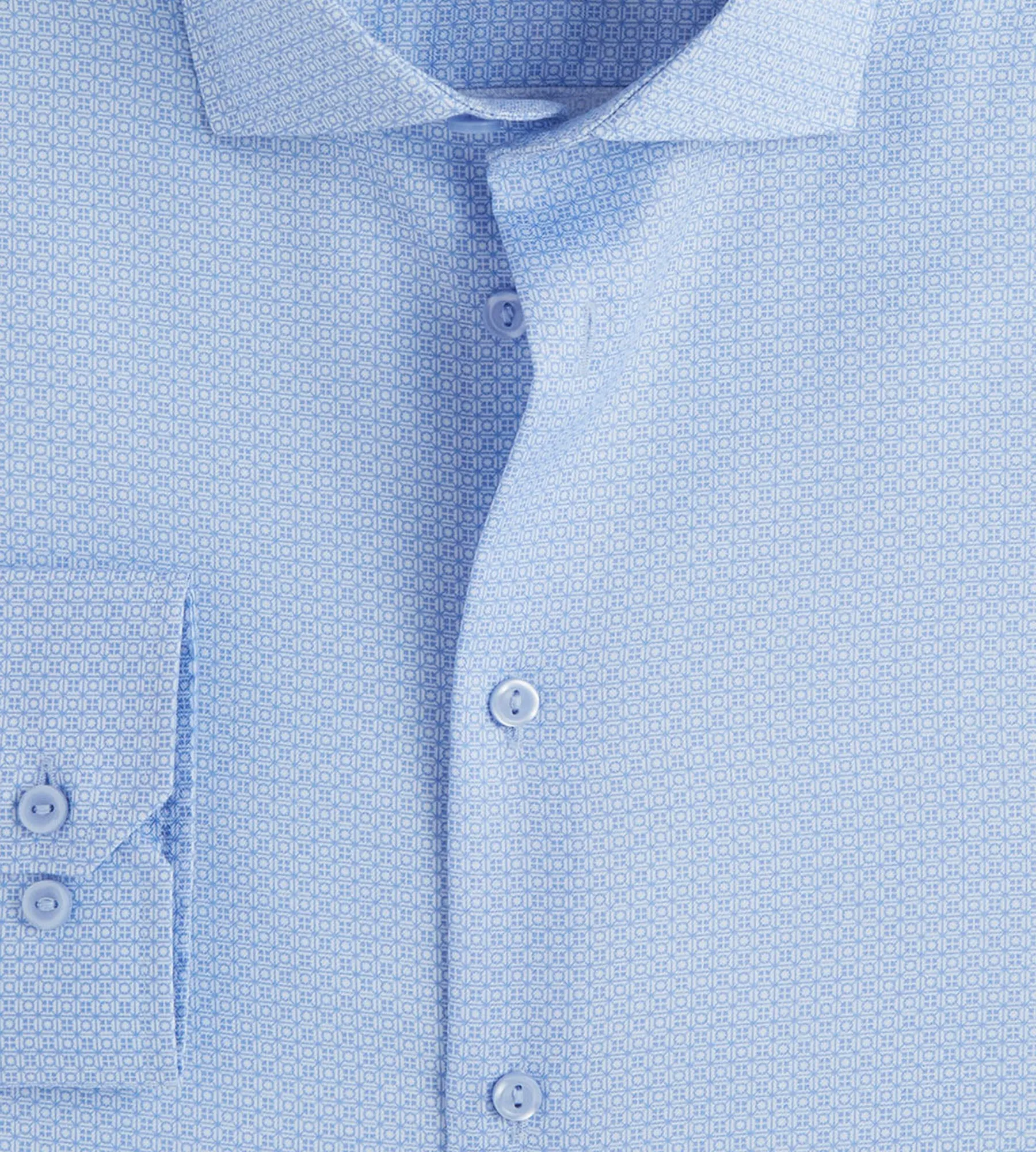 Modern Fit Geo Print Dress Shirt sold by Tip Top product image thumbnail 2