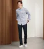 Modern Fit 360 Stretch Long Sleeve Paisley Printed Sport Shirt sold by Tip Top