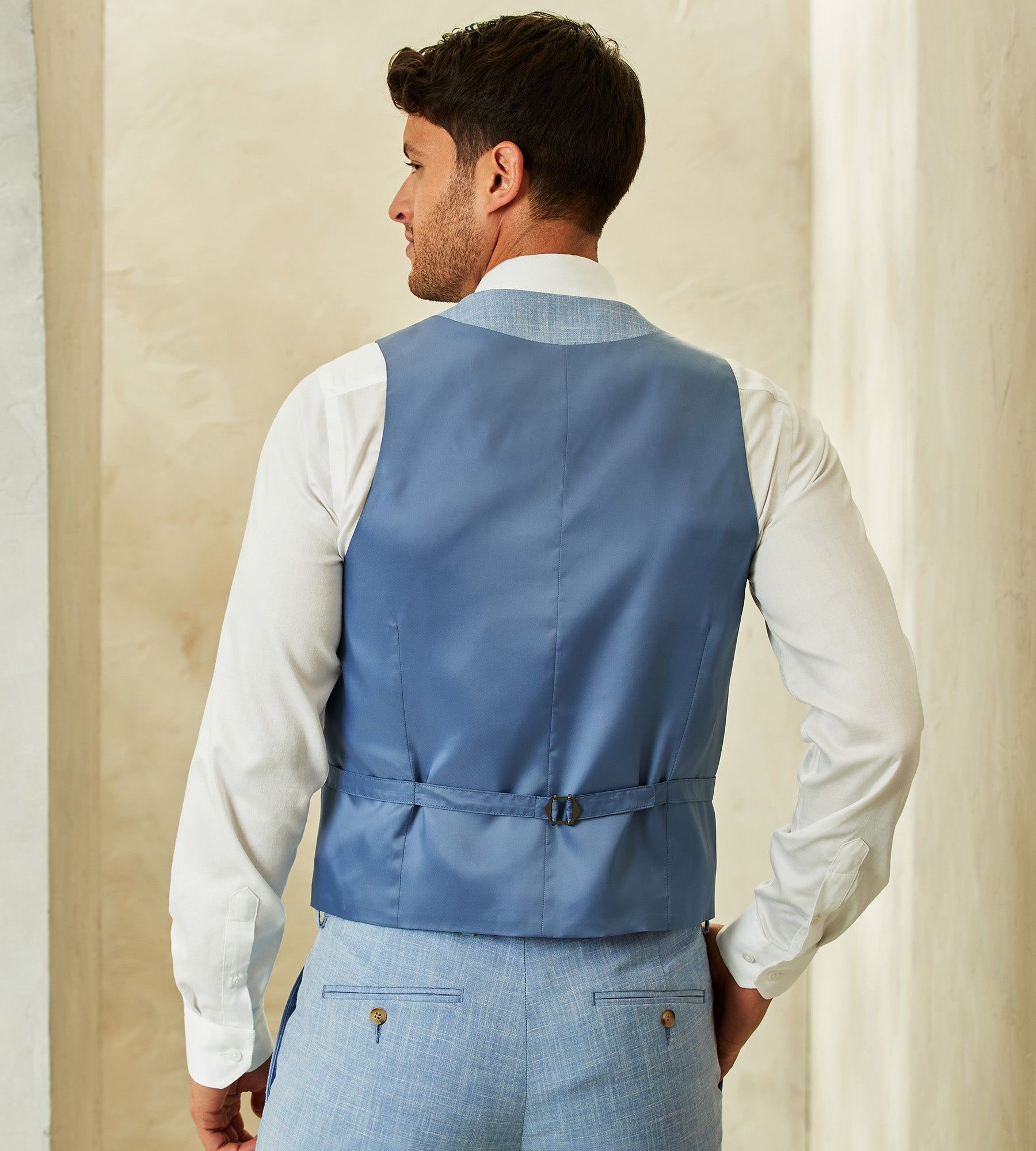 Slim Fit Solid Suit Separate Vest sold by Tip Top product image thumbnail 3