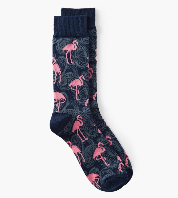 Flamingo Paisley Socks sold by Tip Top
