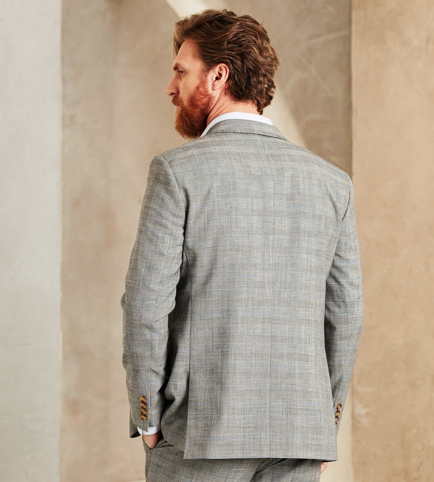 Modern Fit Check Suit sold by Tip Top product image thumbnail 4