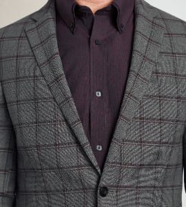 Modern Fit Stretch Check Suit sold by Tip Top