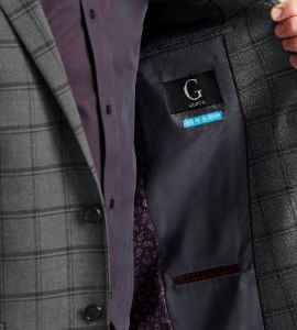 Modern Fit Stretch Check Suit sold by Tip Top