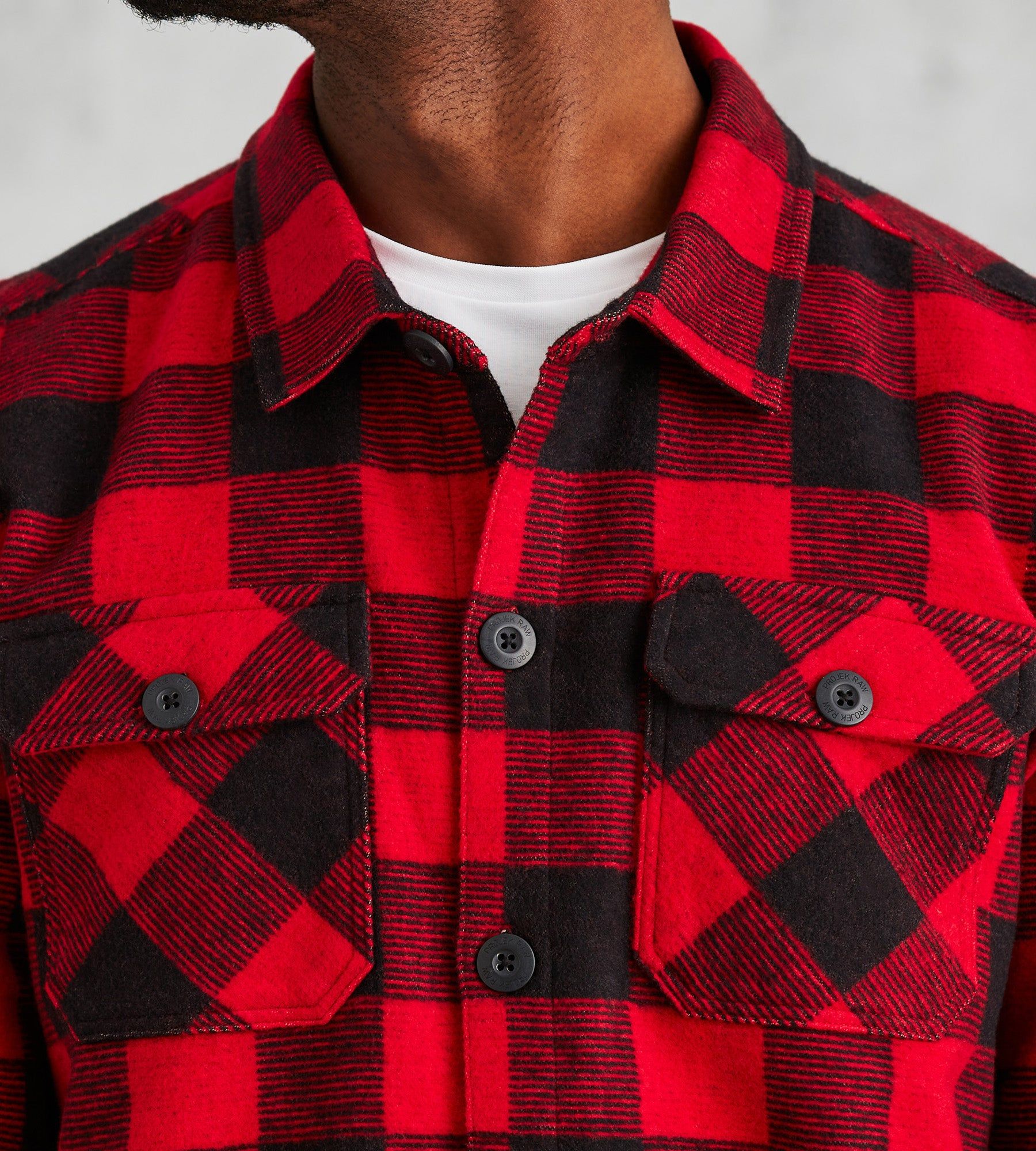 Modern Fit Long Sleeve Heavyweight Plaid Overshirt sold by Tip Top product image thumbnail 2