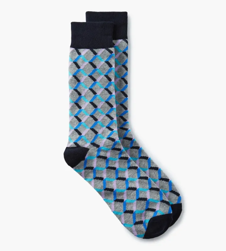 Multi-Colour Diamond Socks sold by Tip Top