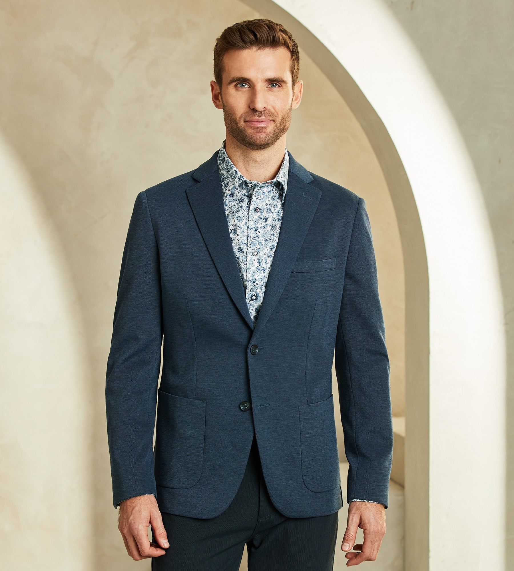 Modern Fit Knit Sport Jacket sold by Tip Top