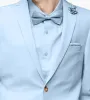 Light Blue Everything Suit Prom Look sold by Tip Top
