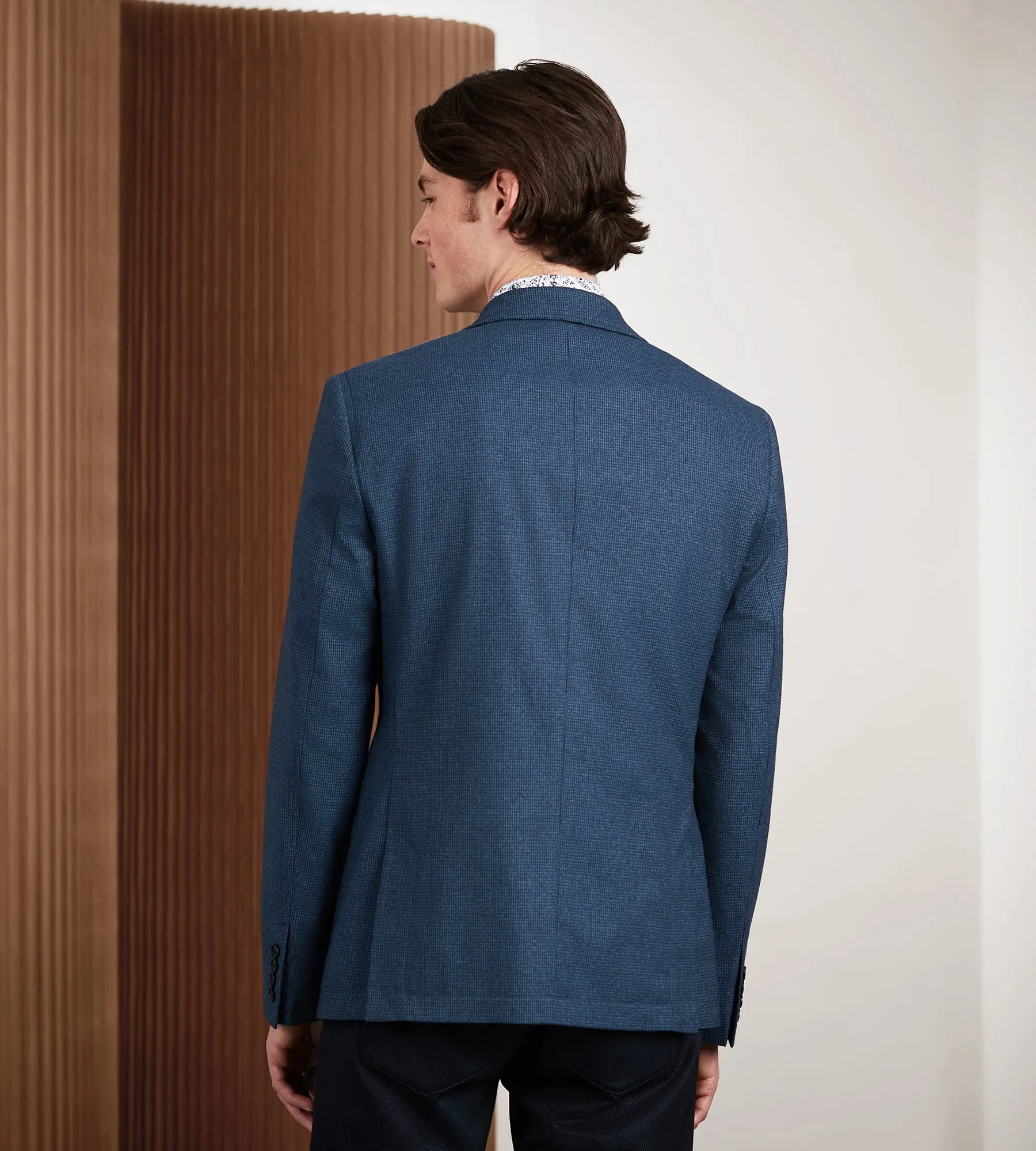 Modern Fit Woven Mini Check Sport Jacket sold by Tip Top product image thumbnail 3