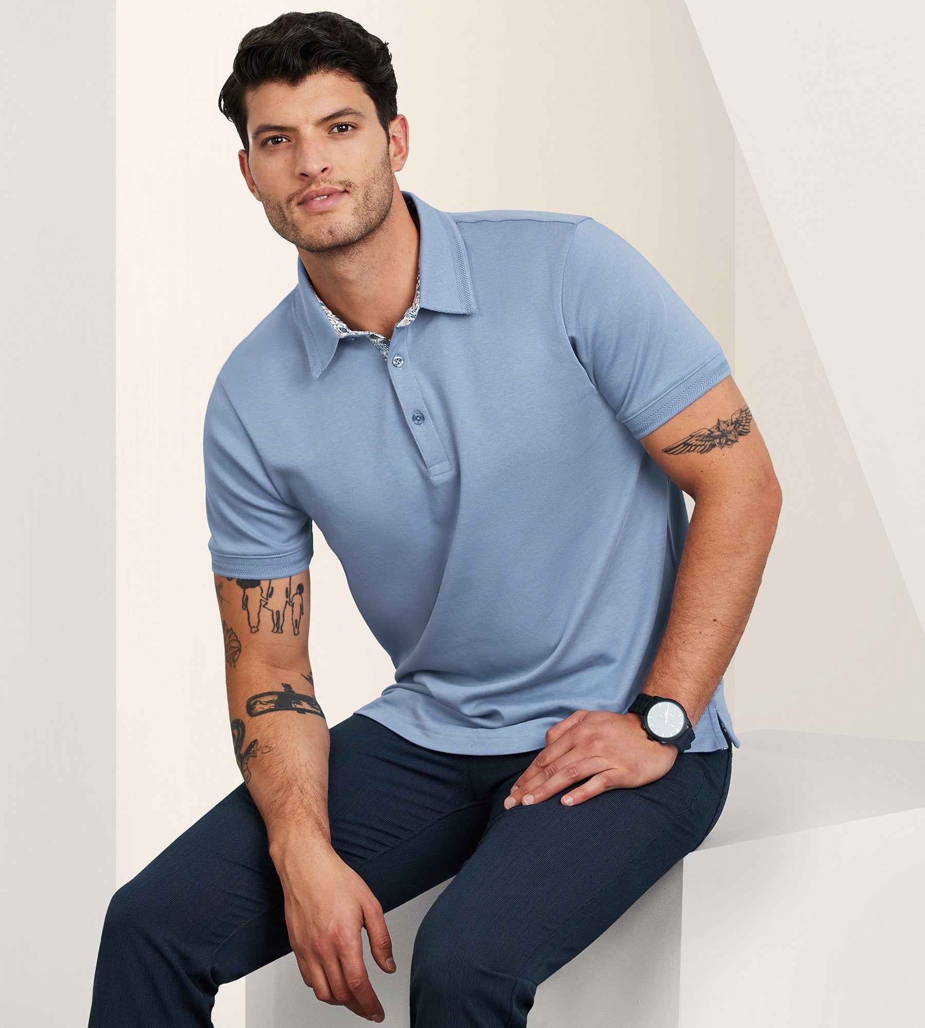 Modern Fit Short Sleeve Polo sold by Tip Top product image thumbnail 3