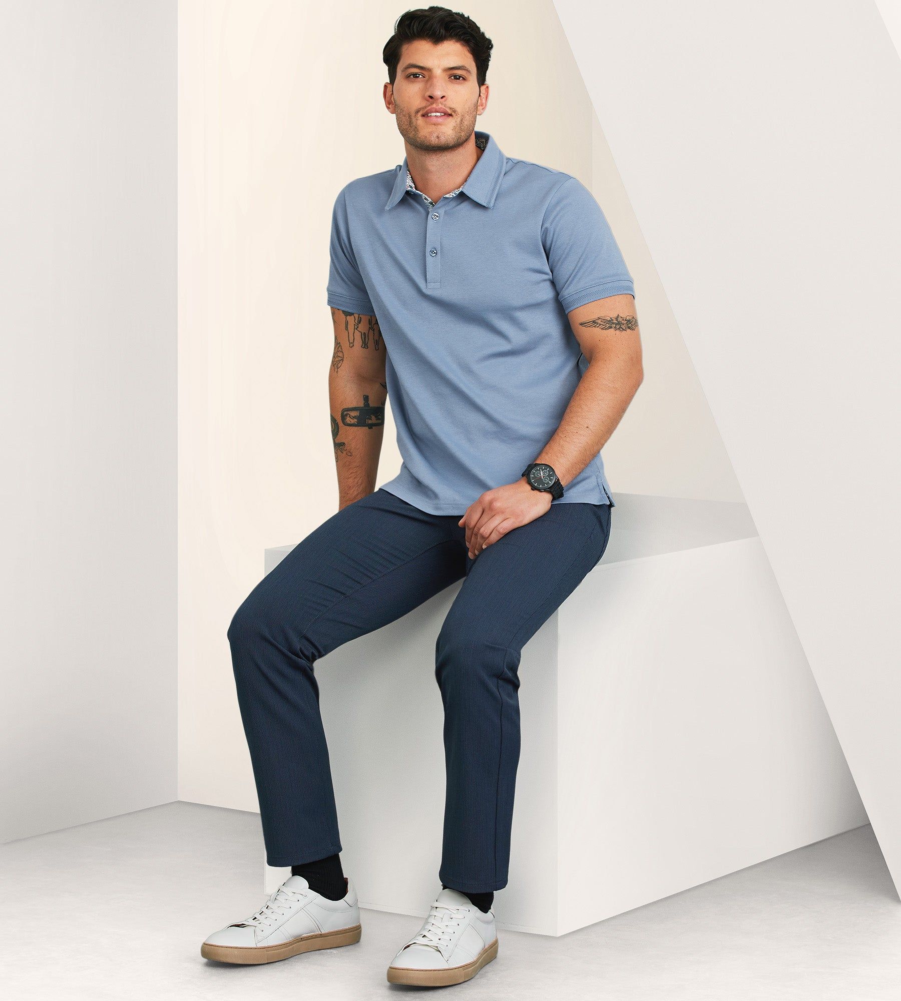 Modern Fit Short Sleeve Polo sold by Tip Top product image thumbnail 5