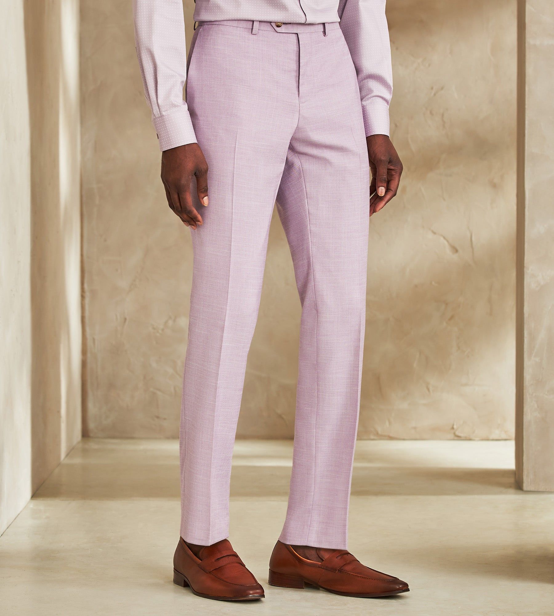 Slim Fit Solid Suit Separate Pants sold by Tip Top