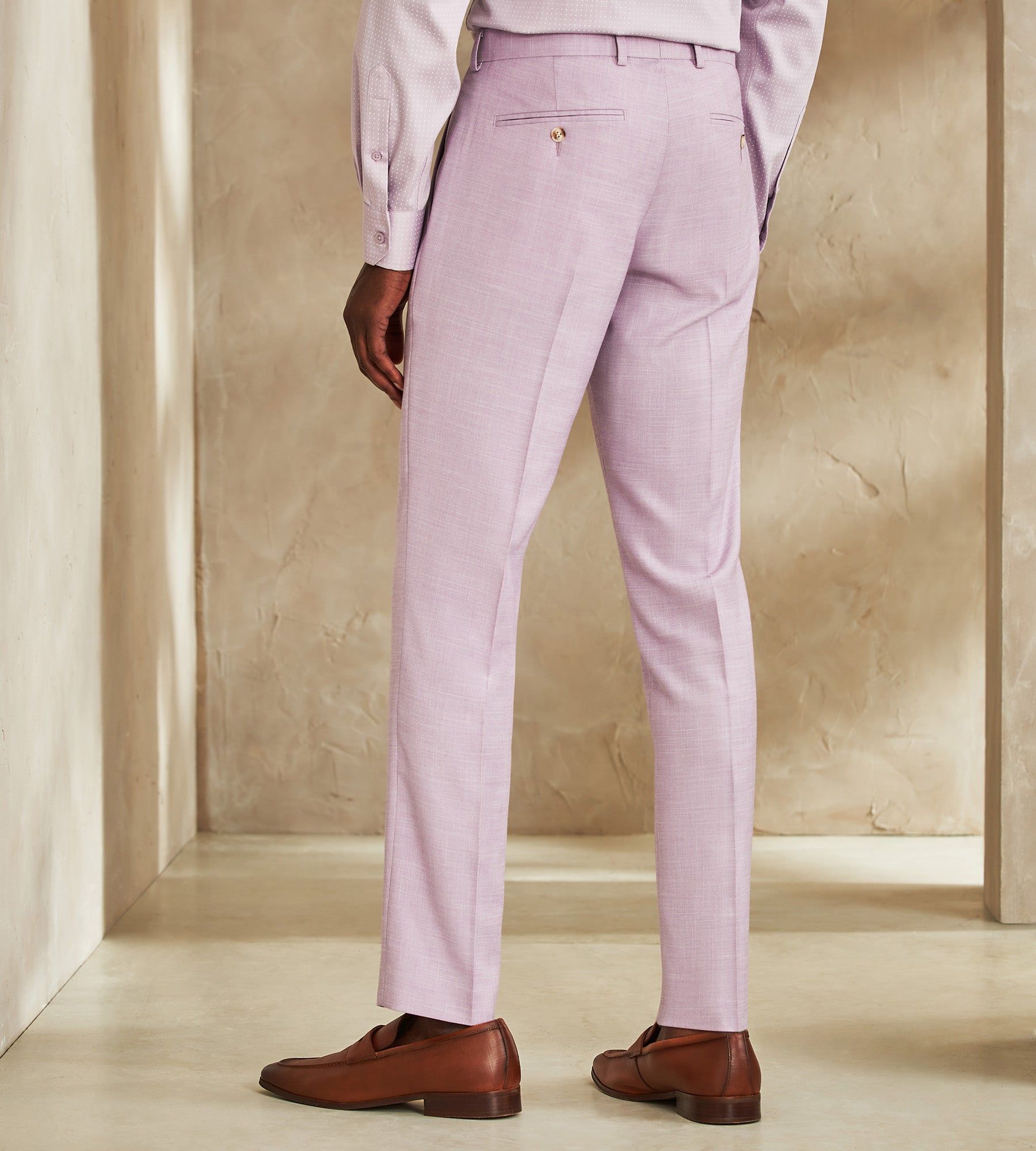 Slim Fit Solid Suit Separate Pants sold by Tip Top product image thumbnail 4