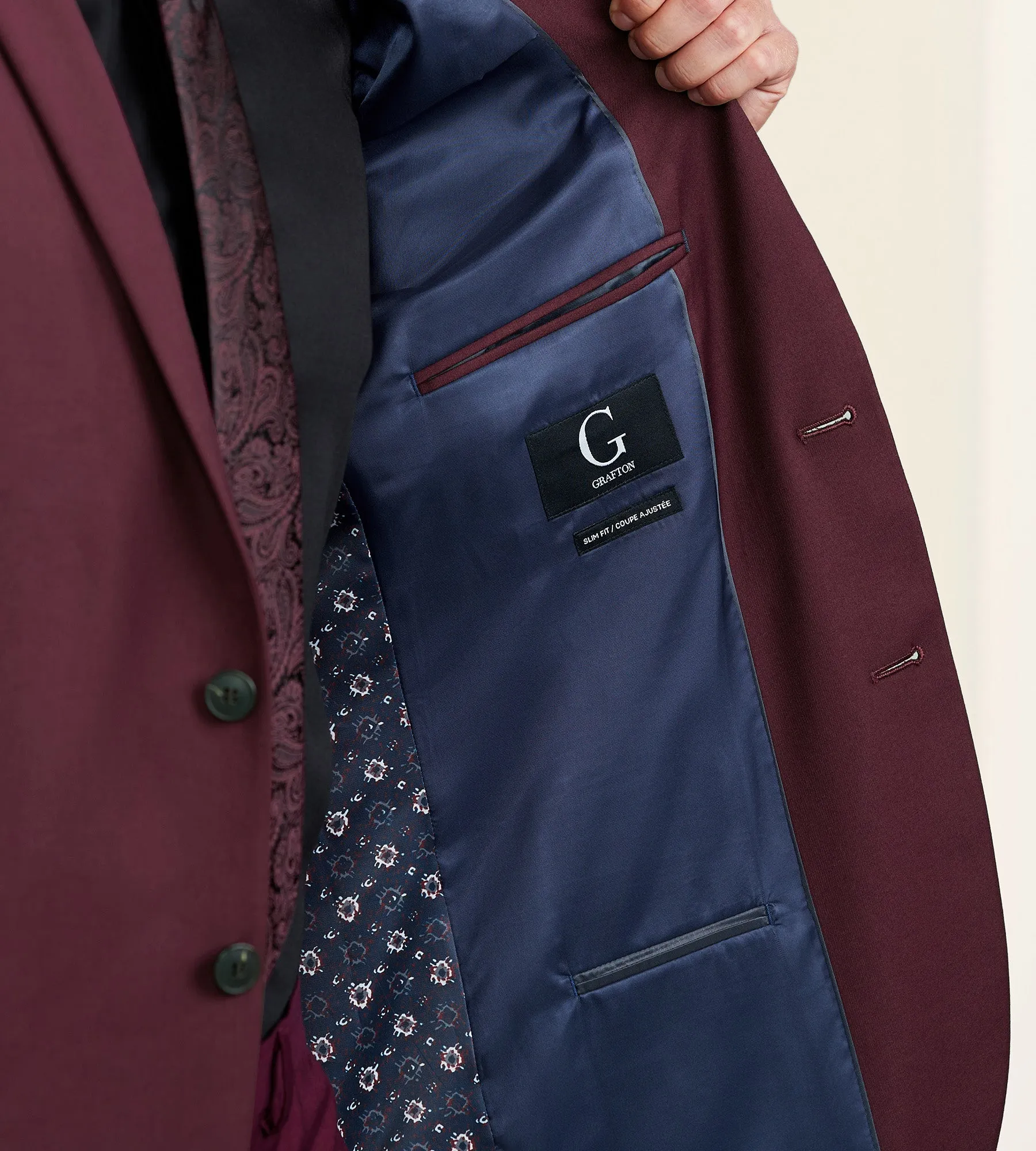 Slim Fit Suit Separate Jacket sold by Tip Top product image thumbnail 3