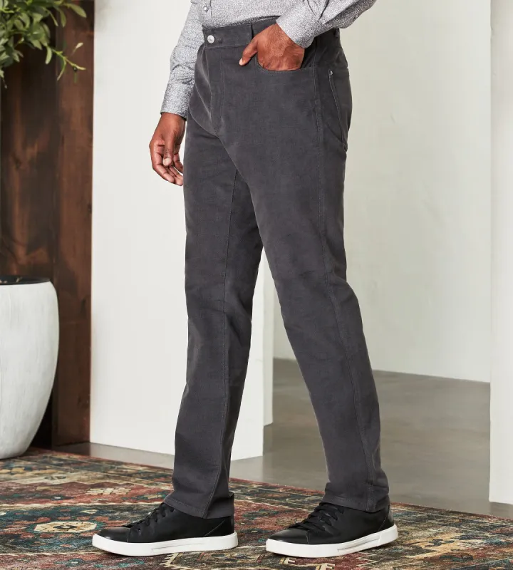Modern Fit Five-Pocket 360° Stretch Corduroy Pants sold by Tip Top