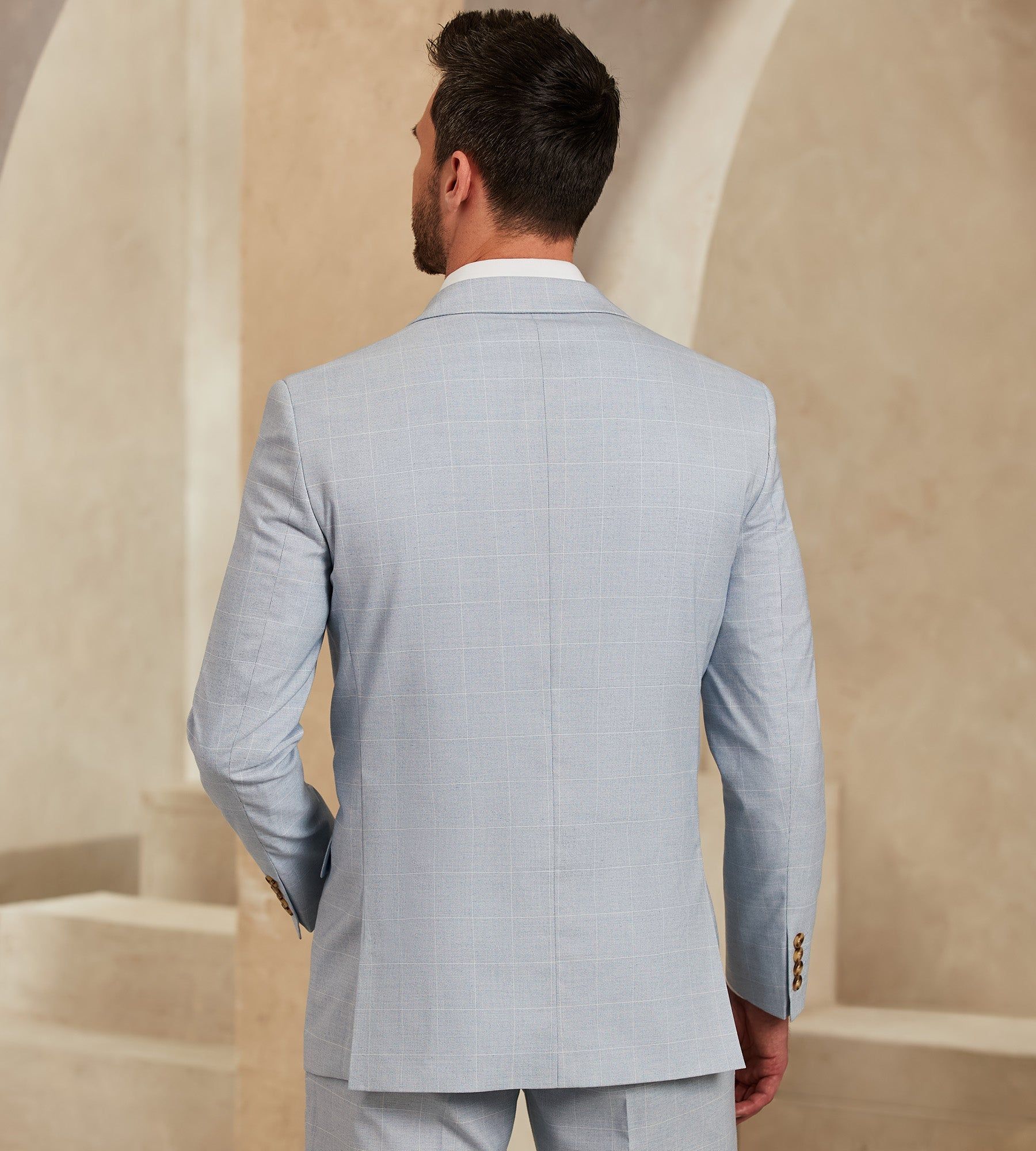 Modern Fit Check Suit sold by Tip Top product image thumbnail 4