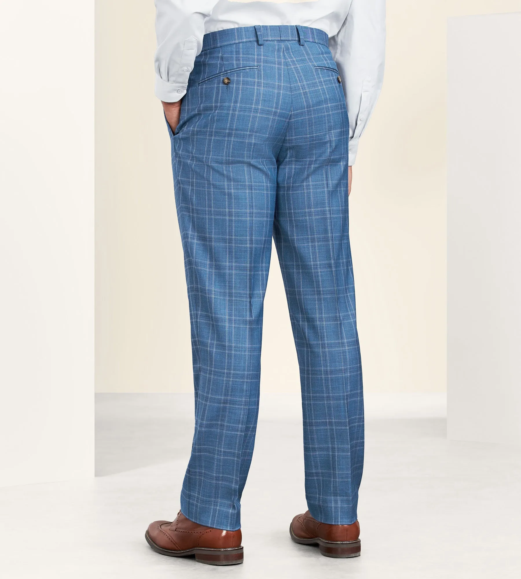 Modern Fit Check Suit Separate Pants sold by Tip Top product image thumbnail 3