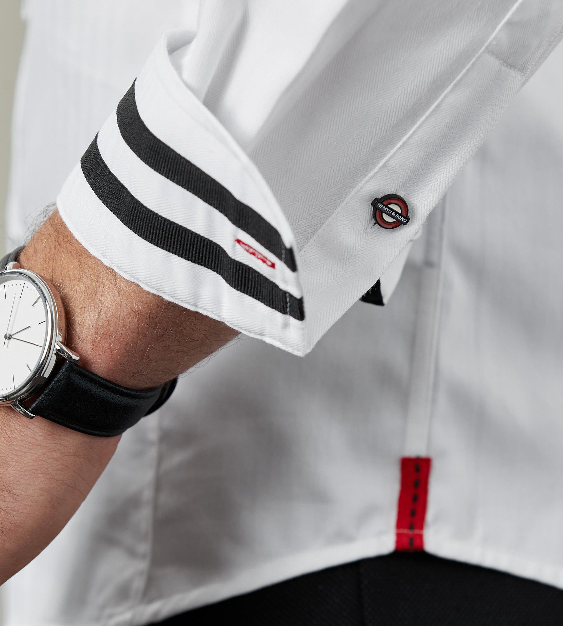 Modern Fit Long Sleeve Solid Double-Collar Sport Shirt sold by Tip Top product image thumbnail 2