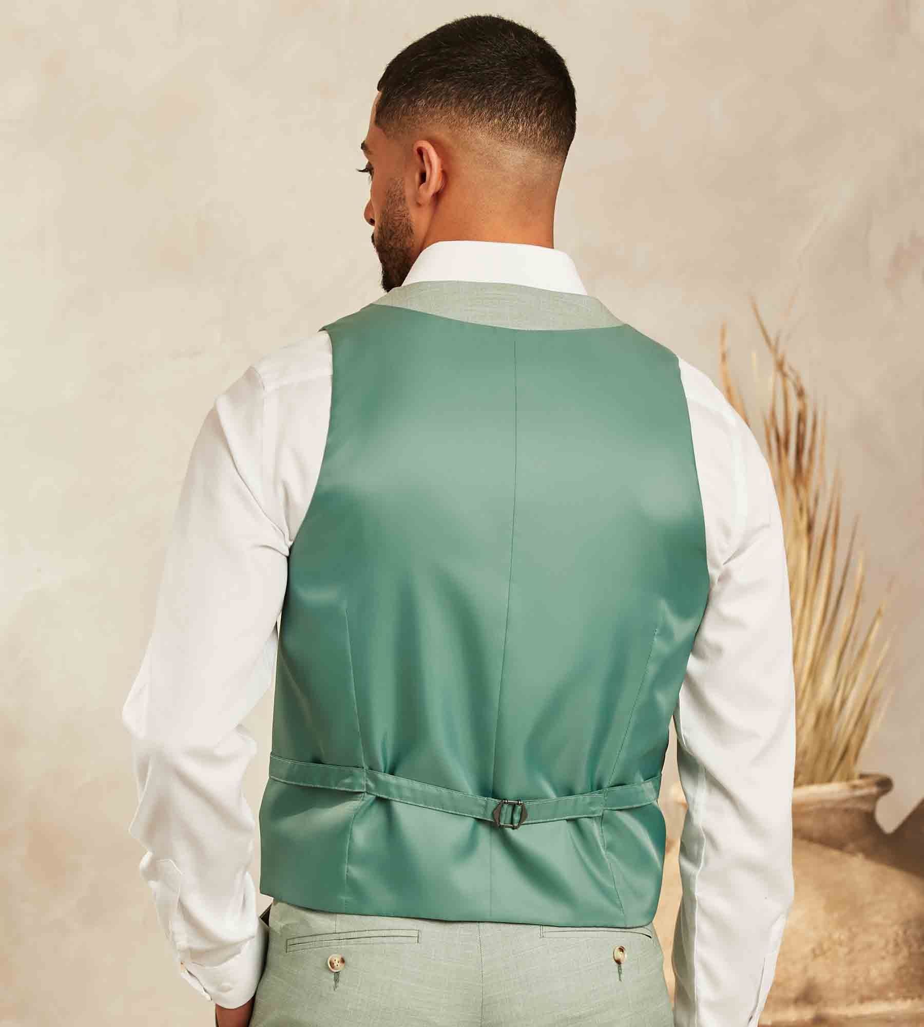 Slim Fit Solid Suit Separate Vest sold by Tip Top product image thumbnail 2