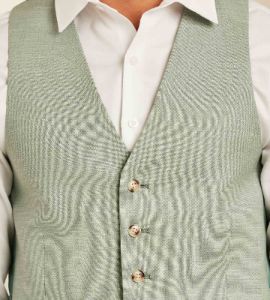 Slim Fit Solid Suit Separate Vest sold by Tip Top