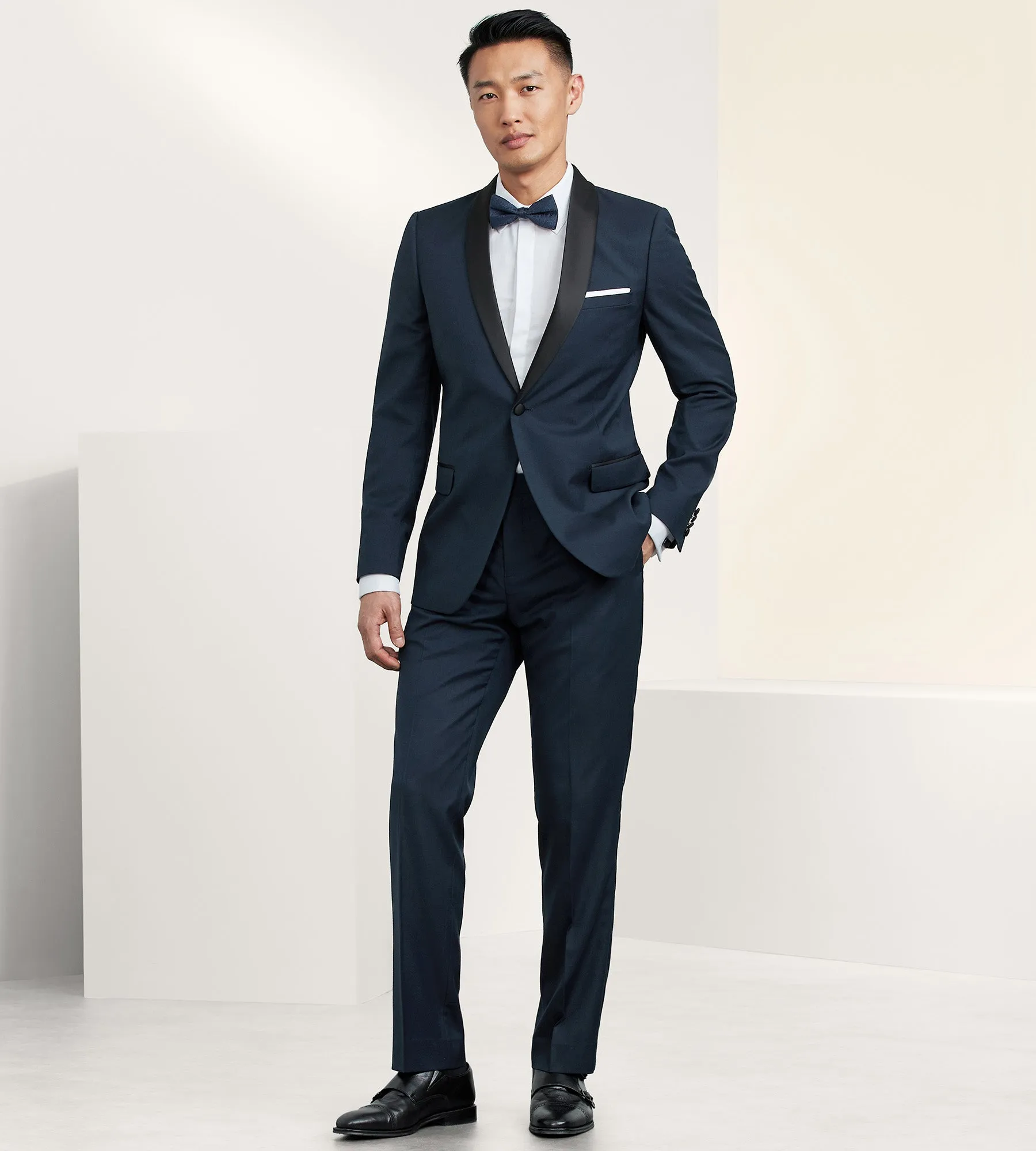 Slim Fit Stretch Shawl Collar Tuxedo sold by Tip Top product image thumbnail 4