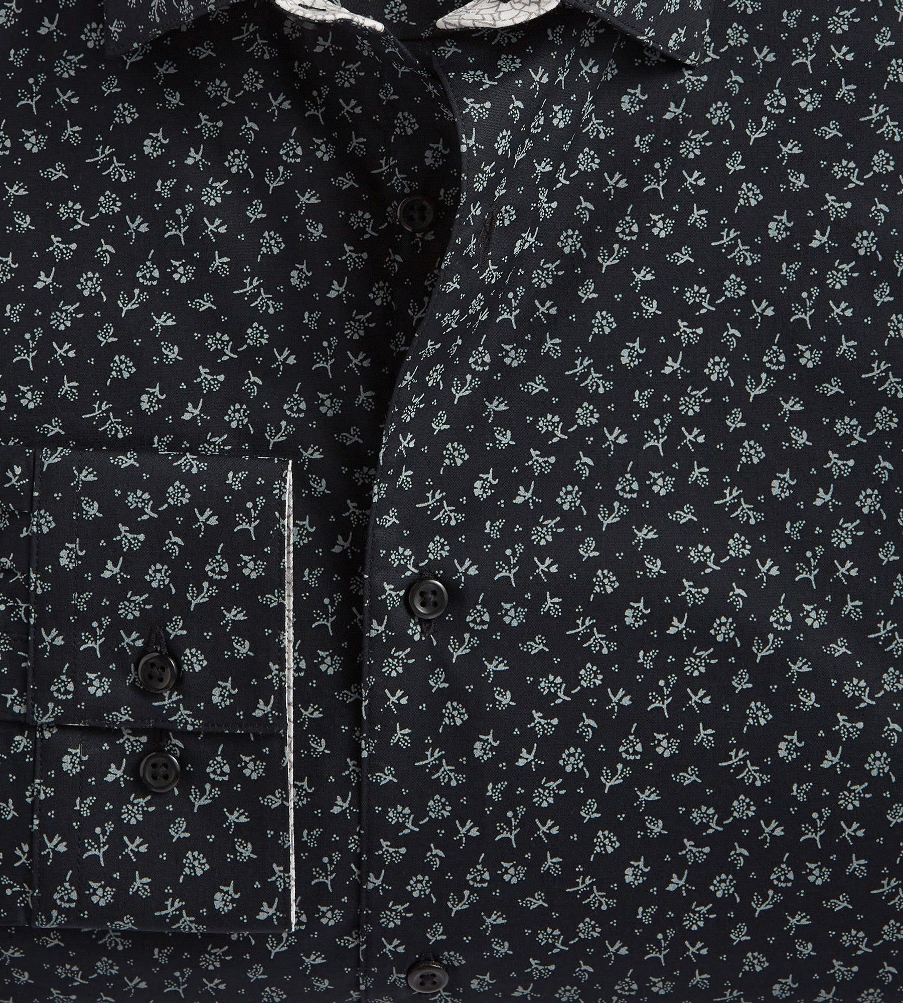 Slim Fit Floral Print Performance Dress Shirt sold by Tip Top product image thumbnail 2