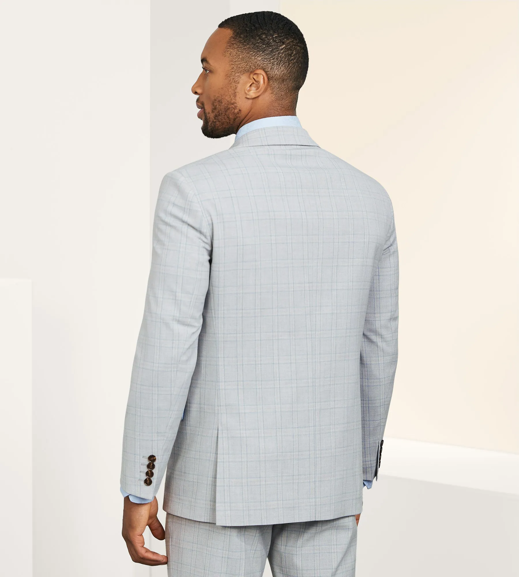 Modern Fit Check Suit sold by Tip Top product image thumbnail 4