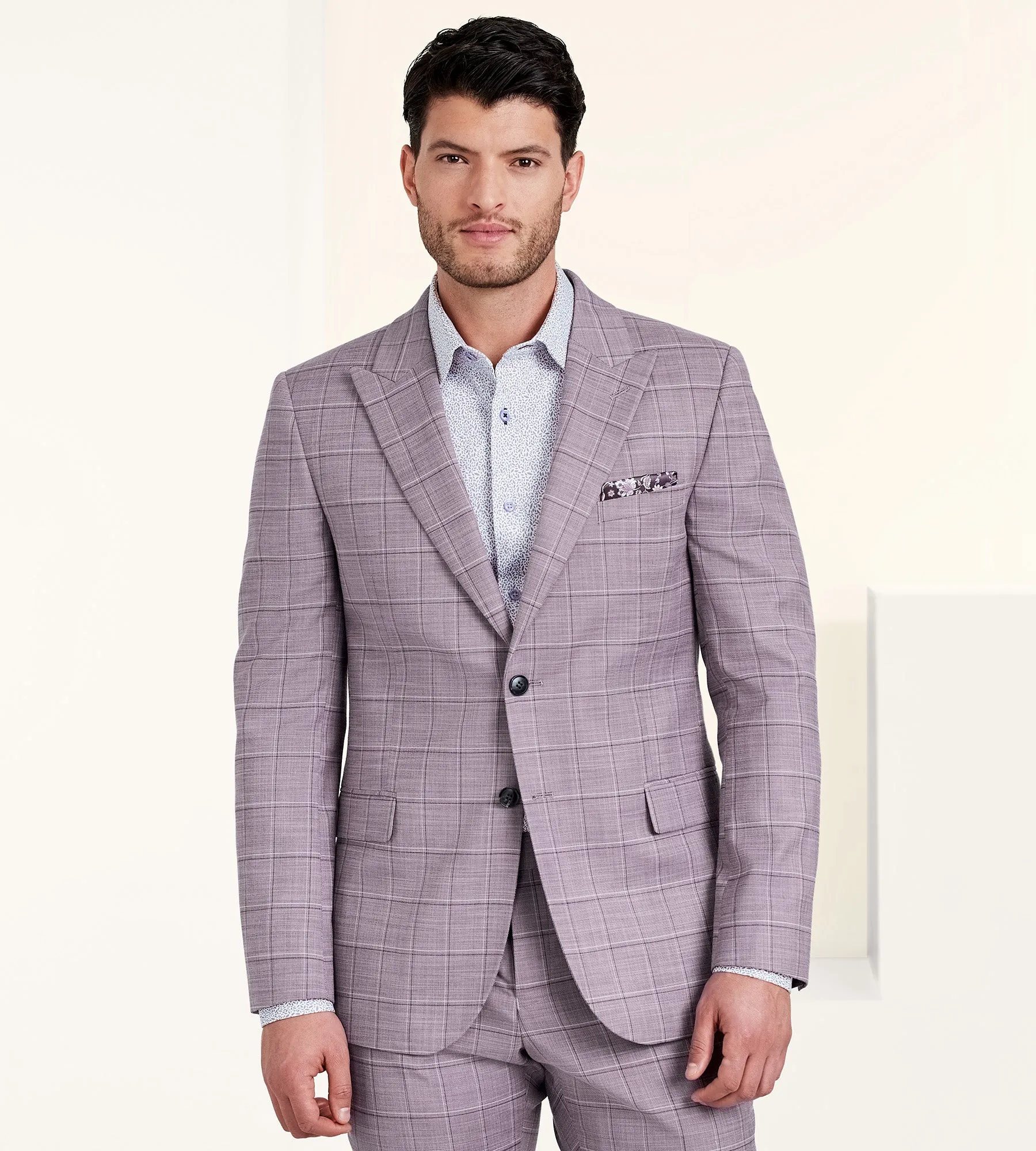 Slim Fit Check Suit Separate Jacket sold by Tip Top