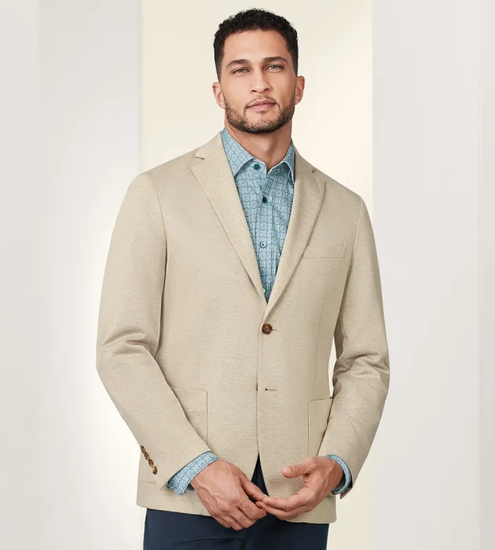 Modern Fit Knit Sport Jacket sold by Tip Top