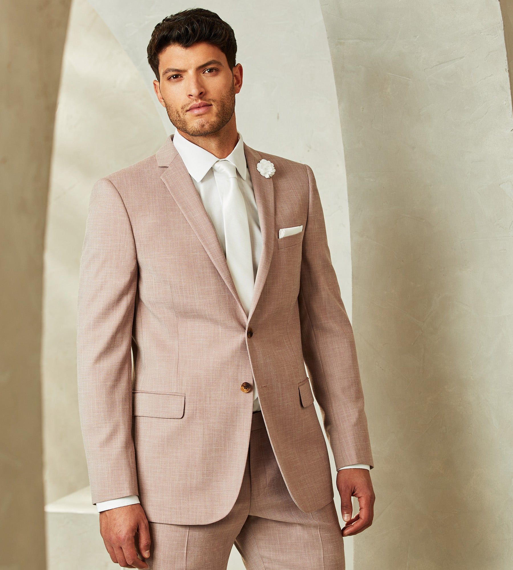 Slim Fit Solid Suit Separate Jacket sold by Tip Top