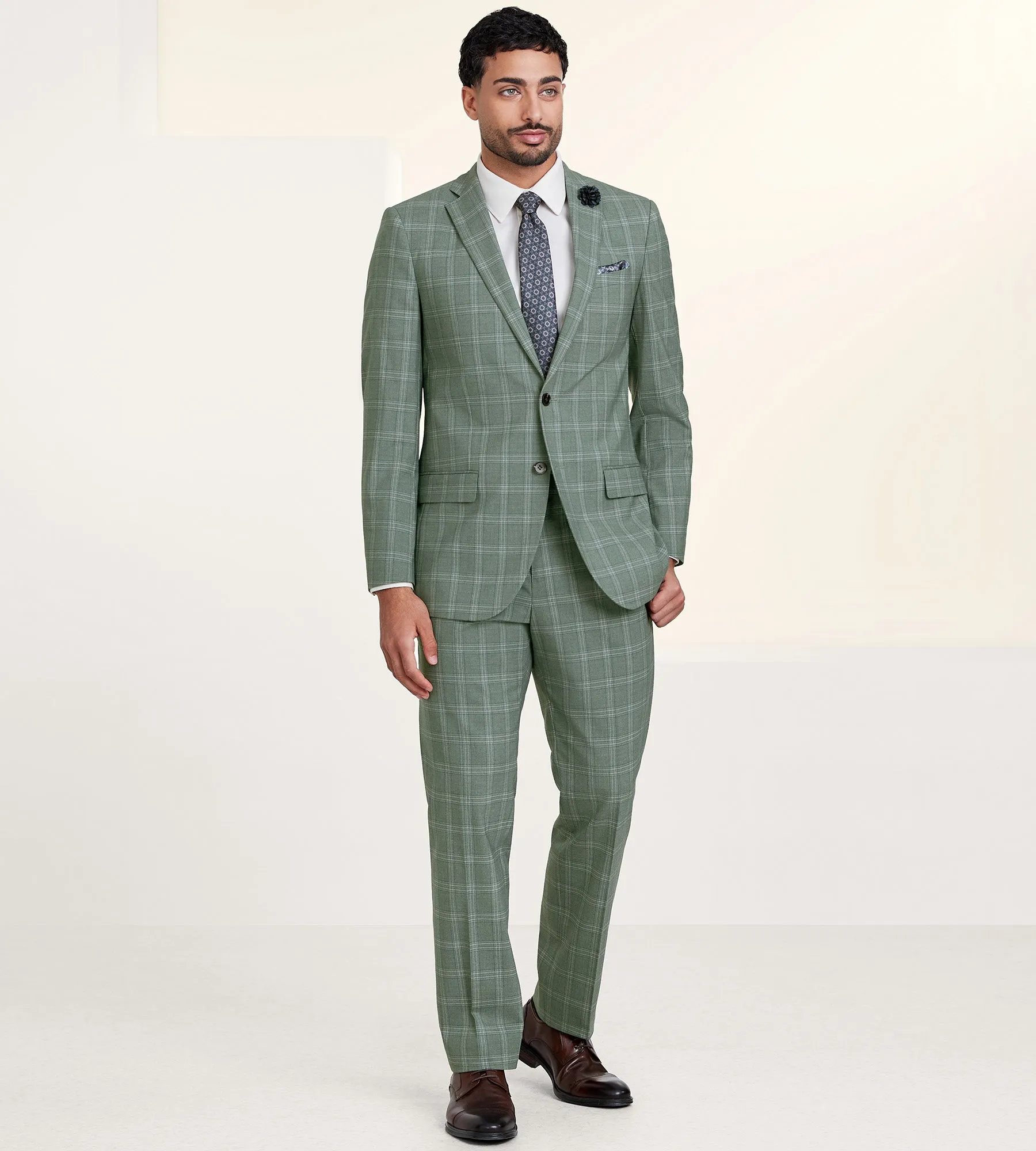 Modern Fit Check Suit Separate Jacket sold by Tip Top product image thumbnail 5