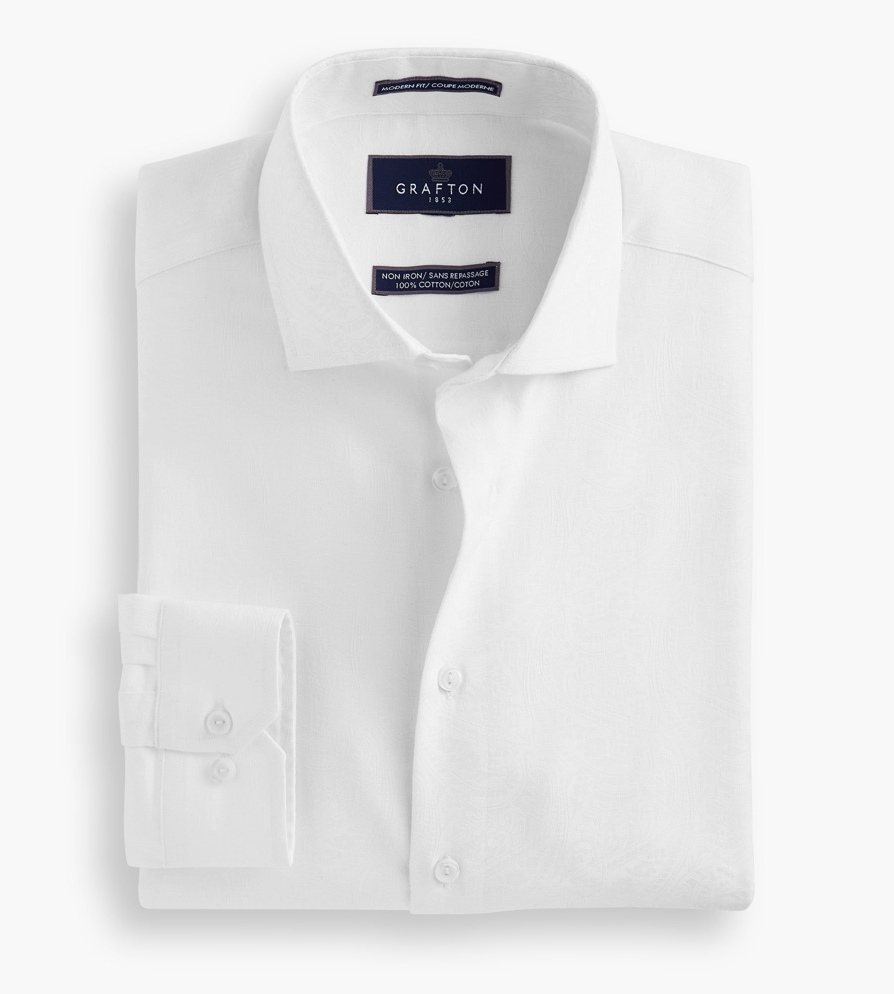 Modern Fit Ultra-Luxe Paisley Dress Shirt sold by Tip Top