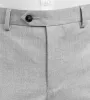 Slim Fit Light Grey Solid Suit Pant sold by Tip Top