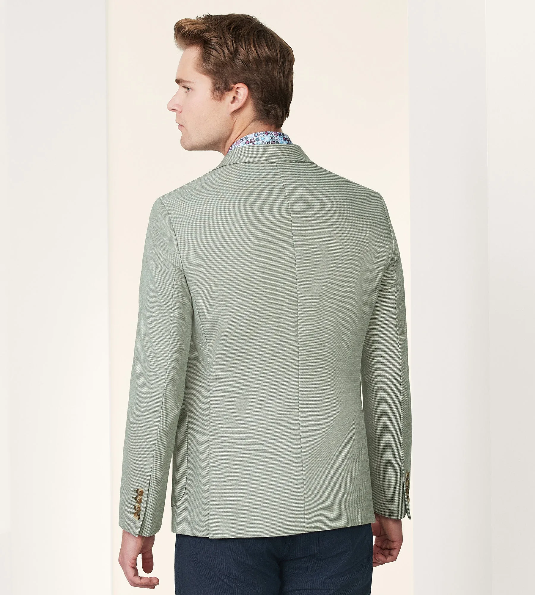 Modern Fit Knit Sport Jacket sold by Tip Top product image thumbnail 3