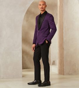 Slim Fit Tuxedo Jacket sold by Tip Top
