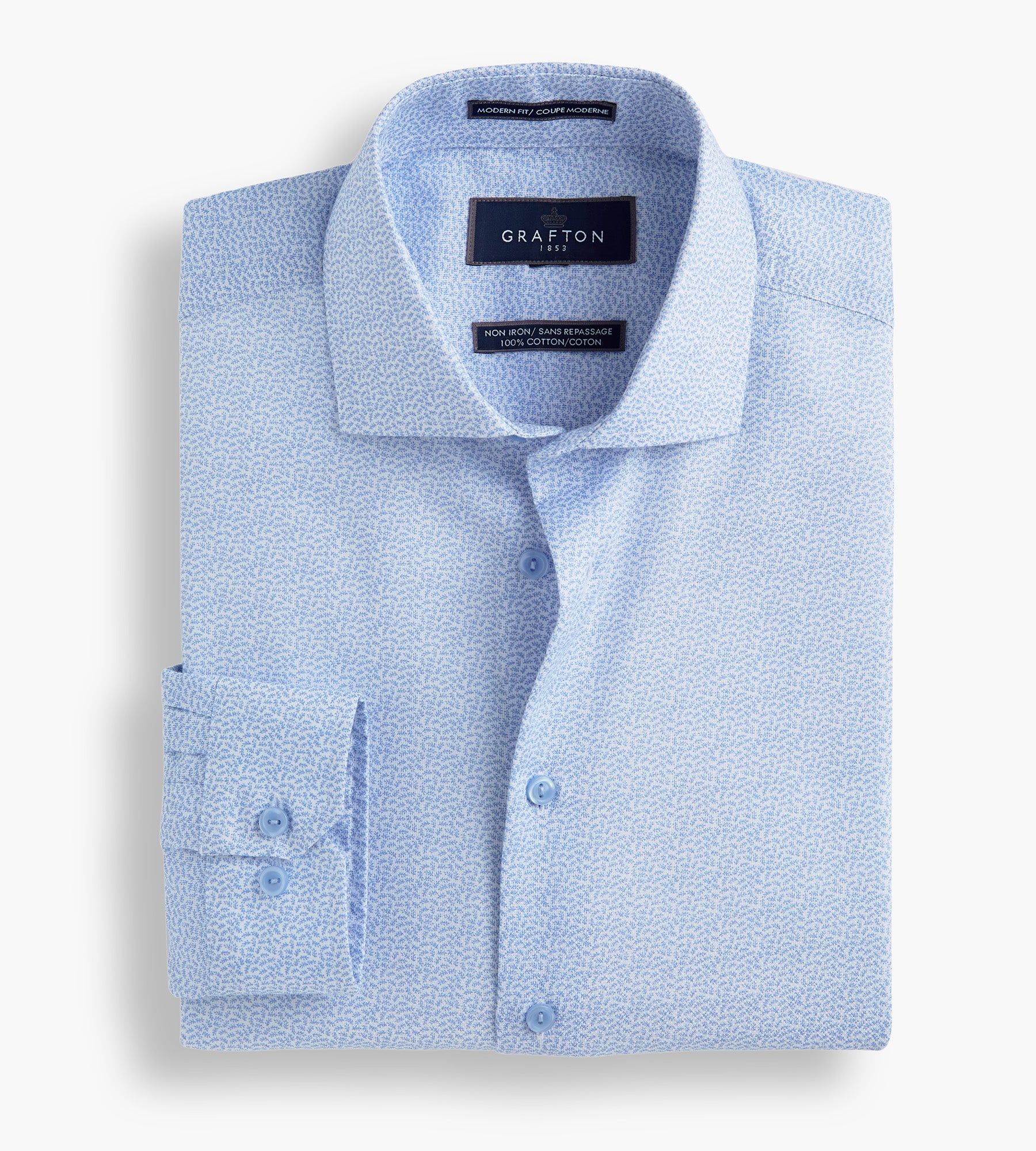 Modern Fit Floral Dress Shirt sold by Tip Top