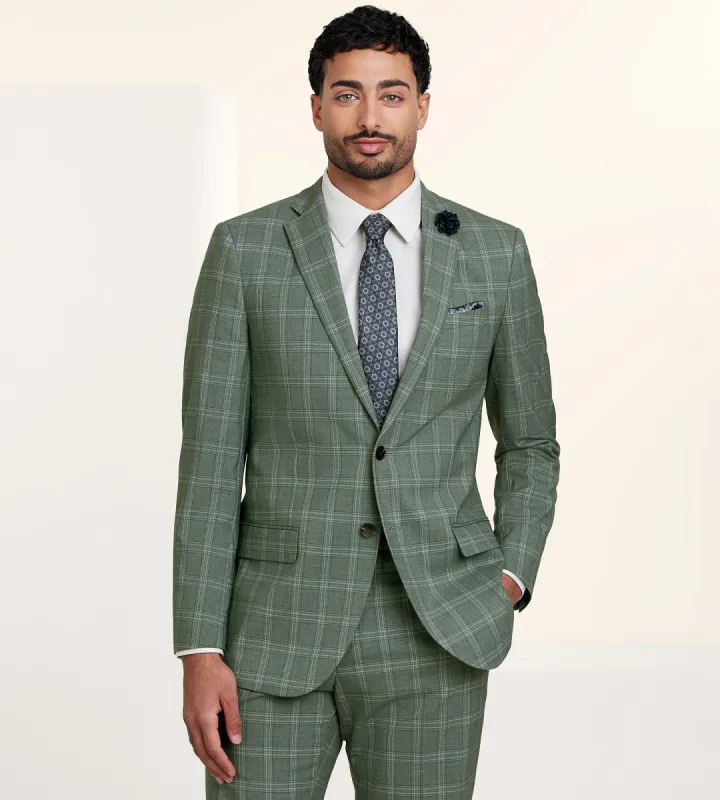 Modern Fit Check Suit sold by Tip Top