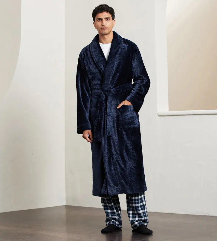 Chevron Plush Robe sold by Tip Top