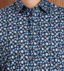 Modern Fit 360 Stretch Long Sleeve Geo Printed Sport Shirt sold by Tip Top