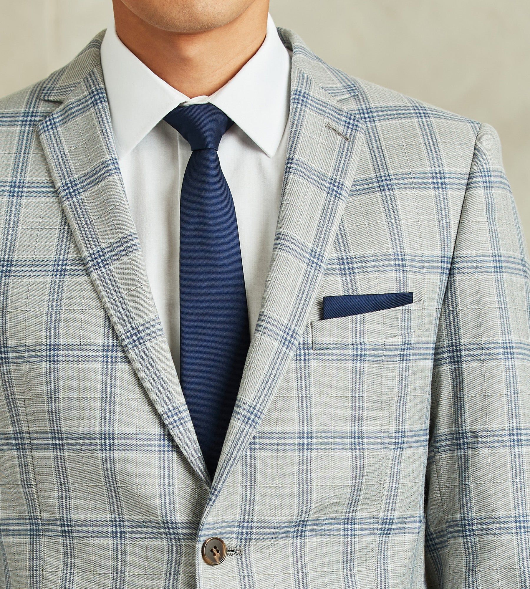 Slim Fit Check Suit sold by Tip Top product image thumbnail 2